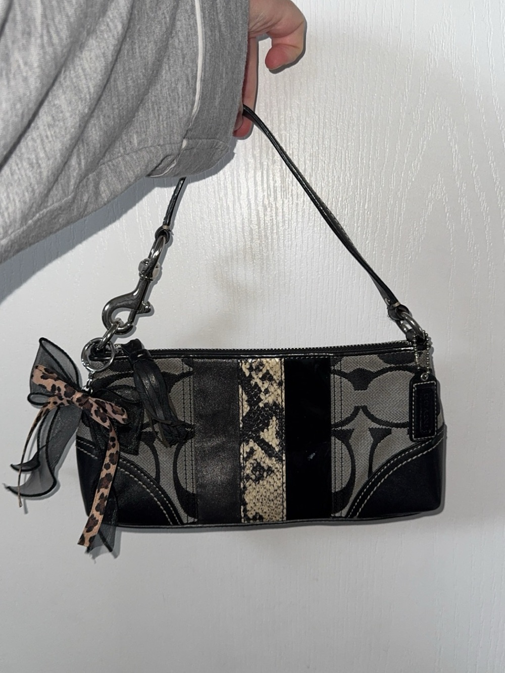 Coach Demi Bag Python